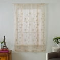 thumbnail image 1 of Panel de para Atar con Aismiento Térmico, Cortinas de Globo con Bolsillo de Varil para de Ventanas Pequeñas Cm de Ancho, 160 Flores (117x160cm) perfecl Cortinas de amarre, 1 of 8
