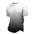 thumbnail image 4 of JAJAHO Graphic Tees Men Gradient T Shirt Casual Summer Short Sleeve Loose Fit Crew Neck Tshirts Stylish Tops, 4 of 4