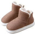 thumbnail image 2 of Zapatos de invierno de algodón para el hogar para mujer, botas de algodón antideslizantes con suela gruesa para oficina, calentadores de pies para parejas, botas de algodón para el hogar para hombre,, 2 of 5