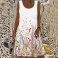 thumbnail image 1 of LOVZFMLL Robes Femmes Été Mode Sans Manches Col en V Robe Pull, 1 of 5