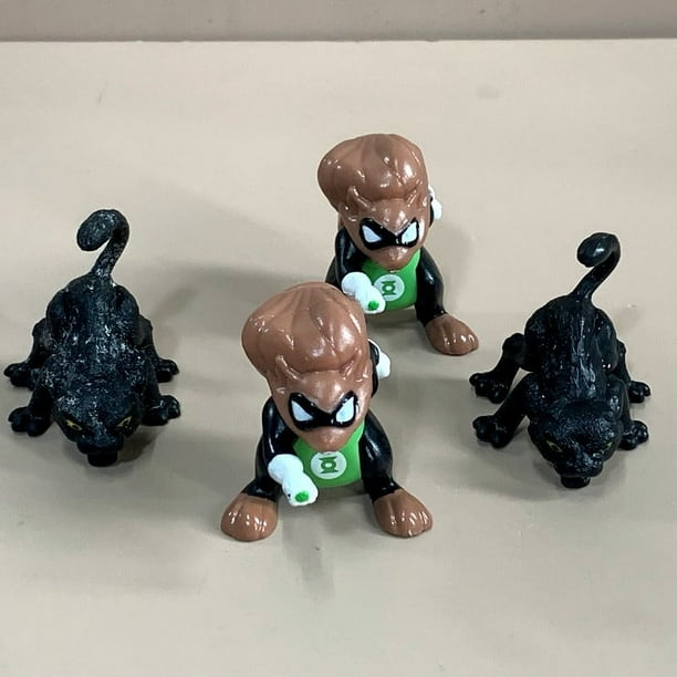 Pack Fisher Price Imaginext DC Super Friends Liga de la Justicia linterna Verde Hal Jordan Kilowog BD'G Bdg ardilla figura de acción de juguete