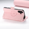 thumbnail image 6 of ELEHOLD Case for iPhone 16 Plus, Magnetic Leather Wallet Case with Card Holder Kickstand Flip Folio Cover Case,Pink, 6 of 7