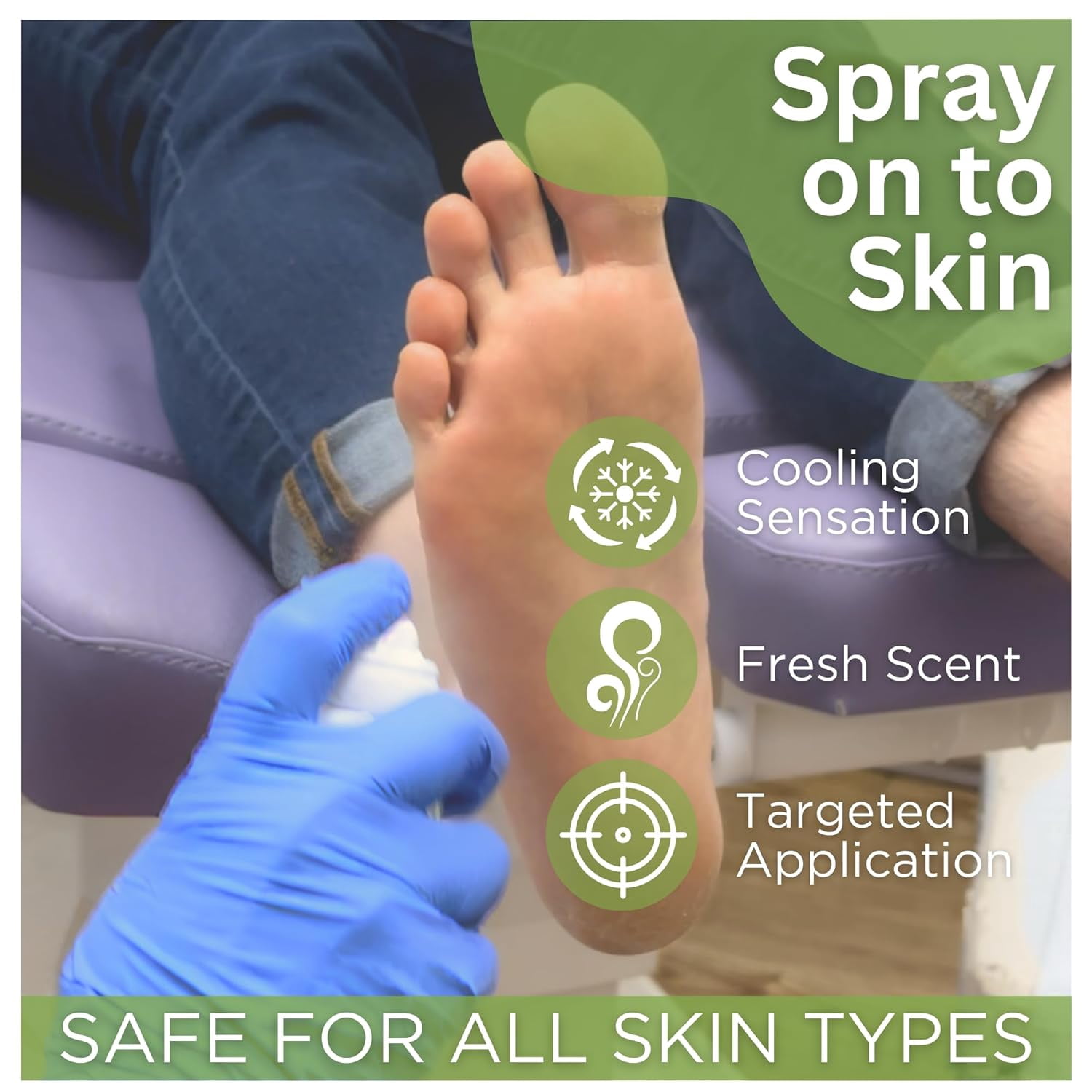 Footlogix Foot Deodorant Spray, 4.23 Fl Oz – Odor & Sweat Control, Refreshing Foot Mist for All-Day Freshness