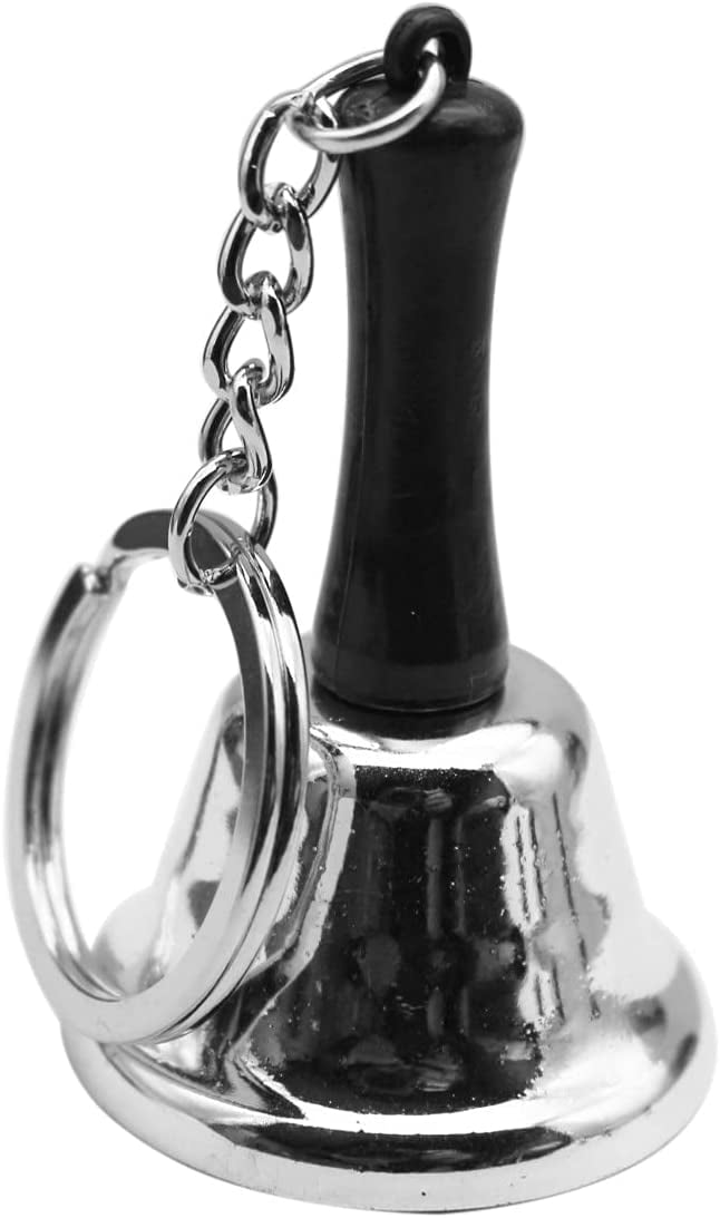 Mini Metal handbell, with Keychain Reception Restaurant Call Bell