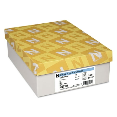 - Neenah Paper Classic Crest #10 Envelope, 4 1/8 x 9 1/2, Baronial Ivory, 500/Box