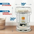 Sengoku HeatMate Efficient 23,000 BTU Portable Convection Kerosene ...