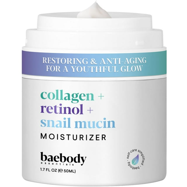 Hidratante Baebody, colágeno, retinol, mucina de caracol con ácido hialurónico