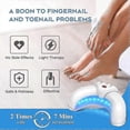 thumbnail image 5 of 2025 Nail Fungus Laser Treatment Device for Multiple Toenail, Home Use 905nm Infrared Light + 470nm Blue Light UV Nail Lamp Professional Nail Dryer, 5 of 5