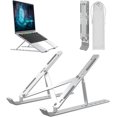 thumbnail image 1 of Soporte para Laptop, Soporte Portátil, Aluminio Enfriador para MacBook, iPad, Pro, Laptop Stand con Ventilación para Portátiles y Tabletas, 1 of 4