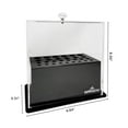thumbnail image 2 of Impressions Vanity Diamond Collection Acrylic Makeup Brush Display Holder with 29 Slots (Black), 2 of 6