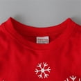 thumbnail image 6 of XEGLSBU Baby Christmas Outfit Unisex Toddler Boys Girls Pajamas Christmas Santa Pattern Kids Pants 2 Piece Pj's Long Sleeve Sleepwear Xmas Clothes Set Outfits Red Size 5-6 Years, 6 of 9