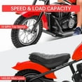 thumbnail image 4 of 24V 250W Kids Electric Dirt Bike - Electric Motorcycle with 2 Speed Up to 14 MPH, 60 Min Ride Time, LED Light, Off-Road Dirt Bike for Boys & Girls Ages 6-12, 4 of 7