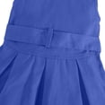 thumbnail image 7 of EnJoCho Girls Summer Denim Dress Sleeveless Button Down Collared Jean Dresses Y2K Pleated A Line Dress with Belt Toddler Maxi Dress Summer, 7 of 7