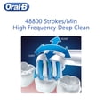 thumbnail image 4 of Cepillos de dientes eléctricos Oral B Pro2000, rotación sónica 3D, blanqueamiento dental, 2 modos, sensor de presión visible, recargable, resistente al agua, 4 of 5