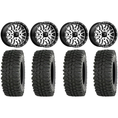 MSA Machined Brute 15 UTV Wheels 35 BDC Tires Kawasaki Mule Pro FXT MSA Machined Brute 15 UTV Wheels 35 BDC Tires Kawasaki Mule Pro FXT