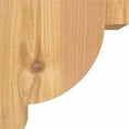 thumbnail image 3 of 5 1/2"W x 6"D x 6"H Alpine Smooth Corbel, Western Red Cedar, 3 of 9
