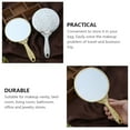 thumbnail image 3 of GOOHOCHY 2 Pcs Small Round Retro Vanity Mirror Durable Mirror .7X13.2X3CM Silver, 3 of 8