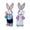 E1-2Pcs Woven Bunny, variant on Rabbit Decorations Rabbits Bunny Animal Model 2pcs Easter Theme Party Supplies Ornaments 23cm/9in