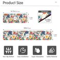 thumbnail image 3 of Yayeee Faucet Mat for Kitchen Sink 14.7" Diatomite Long Splash Guard Pad, Red Japanese Floral Pattern, 3 of 7