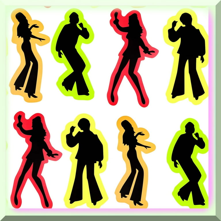 80s Party Cut Outs 12pc Goods 80s Party Cut Outs 12pc Goods