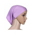 thumbnail image 2 of MarinaVida Women's Under Scarf Tube Bonnet Cap Bone Islamic Head Cover Hijab Hair Wrap 20 Colors, 2 of 2