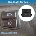 thumbnail image 2 of Interruptor de faros No.321941531K para Volkswagen Jetta Rabbit Interruptor de atenuador de faros Negro, 2 of 7