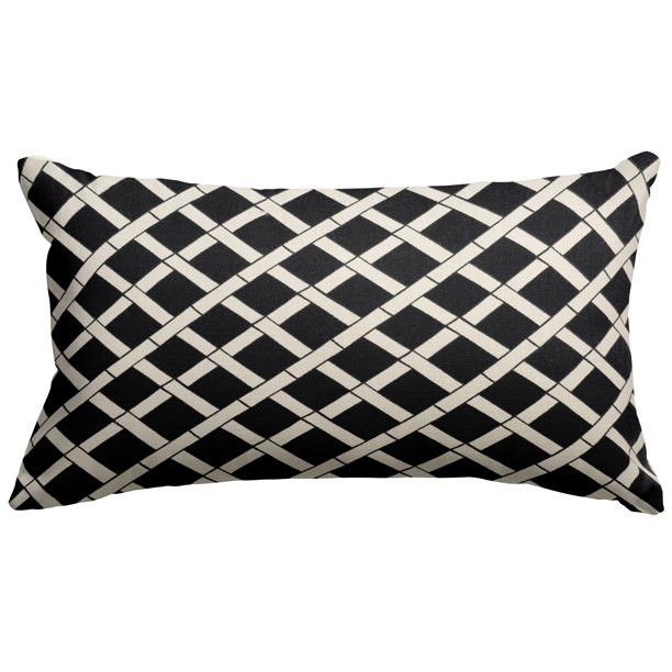 Majestic Home Goods Bamboo Indoor Outdoor Small Decorative Throw Pillow