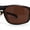All Brown, variant on 90s Classic Wrap Biker Style Driving HD Lens Plastic Sunglasses All Brown