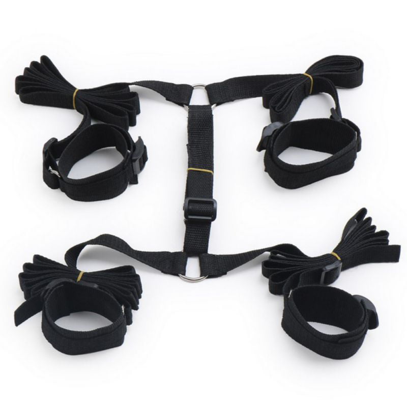 Adjustable Wrist Ankle Straps Bedroom Rope Strap for Almost Any Size Mattress and Women Men 