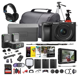 Sony Alpha a6000 Mirrorless Camera with 16-50mm and 55-210mm
