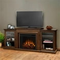 thumbnail image 2 of Afuera Living Solid Wood Chestnut Oak Electric Fireplace Rectangular Adjustable Thermostat 72"W Unassembled, 2 of 25