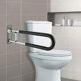 thumbnail image 6 of Wall Mounted Toilet Safety Support, Foldable Grab Bar in Commercial and Residential Places for Pregnant Women, Disabled People, Elderly People, Postoperative Mobility Difficulties, 6 of 18