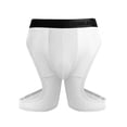 thumbnail image 2 of Men's Boxer Briefs Dance Underwear for Men Most Comfortable Mens Underwear Silk Mens Briefs Big Deliver by Tomorrow Cool for Men Manhood Pouch Glow in The Dark Athletic White L, 2 of 4