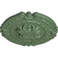 thumbnail image 3 of Ekena Millwork 16 3/8"OD x 1 3/4"P Southampton Ceiling Medallion (Fits Canopies up to 2 3/4"), Hand-Painted Athenian Green, 3 of 6