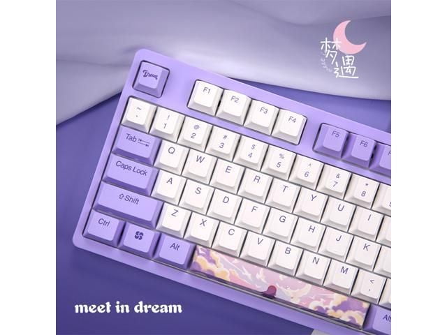 Dareu A87 MEET in DREAM Theme 87 Keys Compact Layout Mechanical Gaming Keyboard; Cherry MX Switch; PBT Keycaps