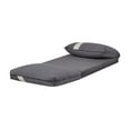 thumbnail image 3 of ARIA Modern Floor Sofa Bed - 6-Pos Adjustable Corduroy Upholstered Bean Bag for Adults &amp; Pets | Space-Saving Gray for Small Apartments, Dorms | Lightweight, Easy Move, 3 of 25