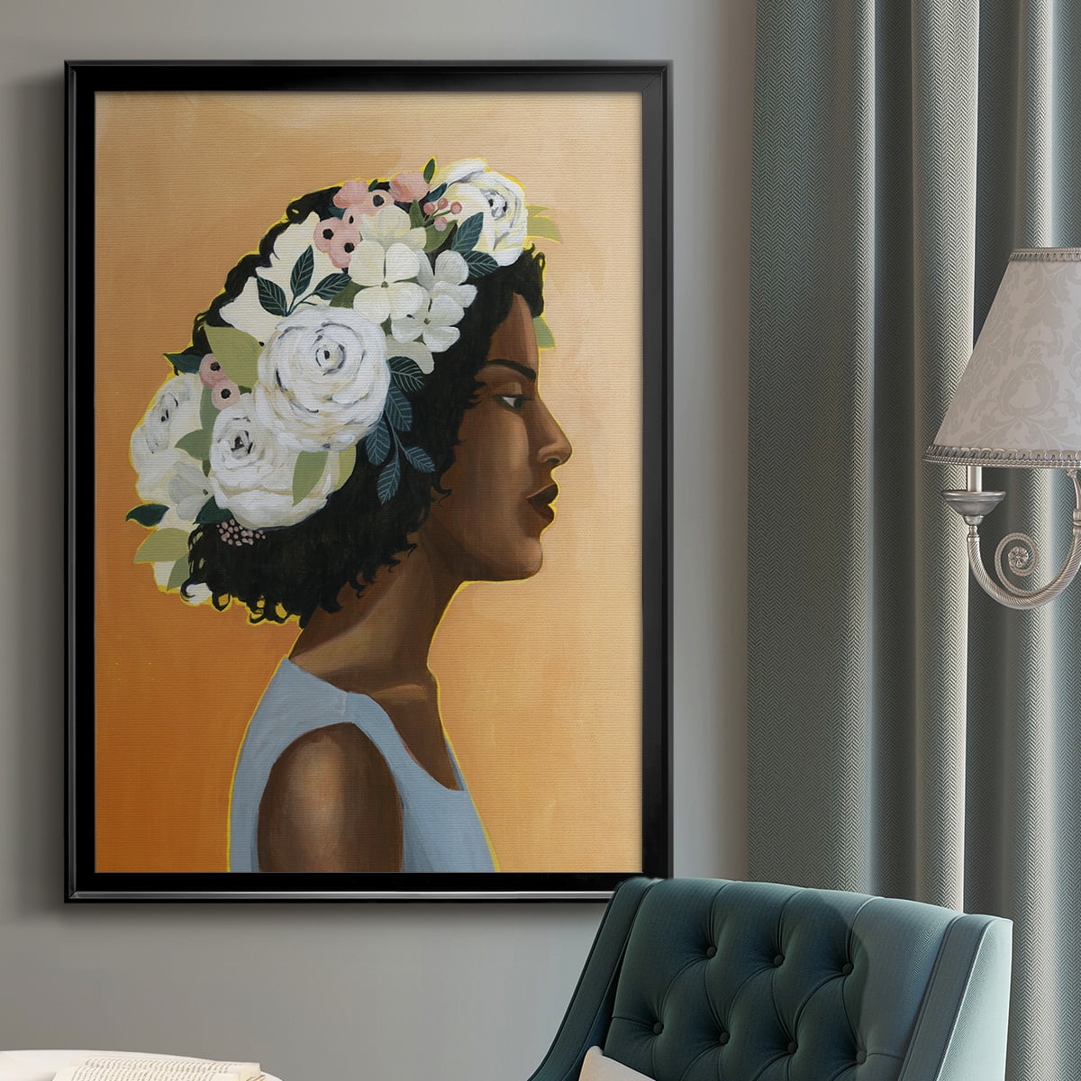 Modern Laurel I Premium Framed Print - Ready to Hang