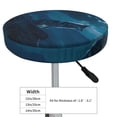 thumbnail image 4 of Balery Lonely Night Wolf Fundas de asiento para taburete de bar redondo de tela de terciopelo ajustables que protegen de arañazos y manchas para sillas de 14 a 17 pulgadas.-13 inch, 4 of 7
