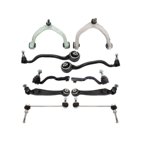 Front Control Arm Ball Joint Tie Rod and Sway Bar Link Kit 10 Piece - Compatible with 2014 - 2018 BMW X5 2015 2016 2017