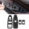 thumbnail image 4 of Window Lift Switch Trim, Dustproof Window Switch Frame, ABS Carbon Fiber Lifting Frame For Car, 4 of 8