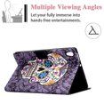 thumbnail image 4 of Allytech Case for Lenovo Tab M10 HD 2nd Gen (TB-X306X/TB-X306F), Kickstand PU Leather Shockproof Flip Wallet Auto Sleep Wake Case for Lenovo Tab M10 HD 2nd Gen 10.1" 2020, Skeleton, 4 of 6