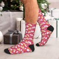 thumbnail image 7 of Vsdgher Piggy Sunflower Unisex Crew Socks Lightweight Breathable Ventilation Ankle Socks, Mid-calf socks for Daily, 7 of 7