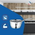 thumbnail image 2 of Kuchenprofi Stainless Steel Saucepan with Clad Bottom, 23-Ounce,Silver, 2 of 7