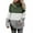 Green, variant on IROINNID Womens Sweater Turtleneck Pullover Sweater Color Block Casual Mid-Length Long Sleeve Autumn and Winter Blouse Knitting Patchwork Tops Sweaters