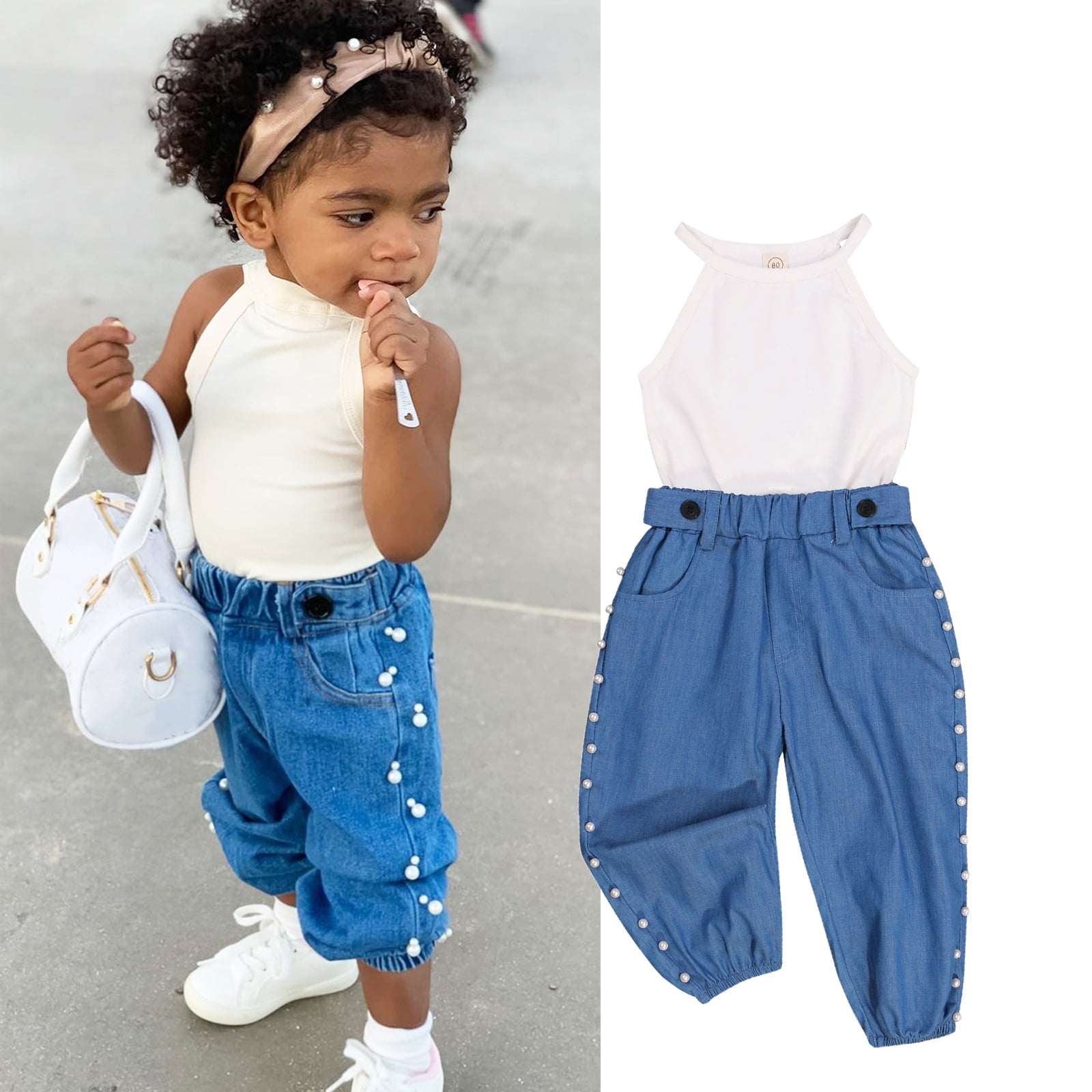 Update more than 82 baby girl pants sets super hot in.eteachers