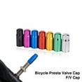 thumbnail image 2 of RUISINERY 4pack Bicycles Tyre Valves Caps Universals Valves Stem Caps Threaded Caps for Bicycles Tire Accessory, 2 of 7