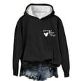 thumbnail image 5 of Black_Friday&Cyber/Monday Womens Clothing Under $10.00 Yuxingfu Women'S Casual Fall and Winter Long-Sleeved Fashion Printed Hooded Tops Sweatshirt, 5 of 6