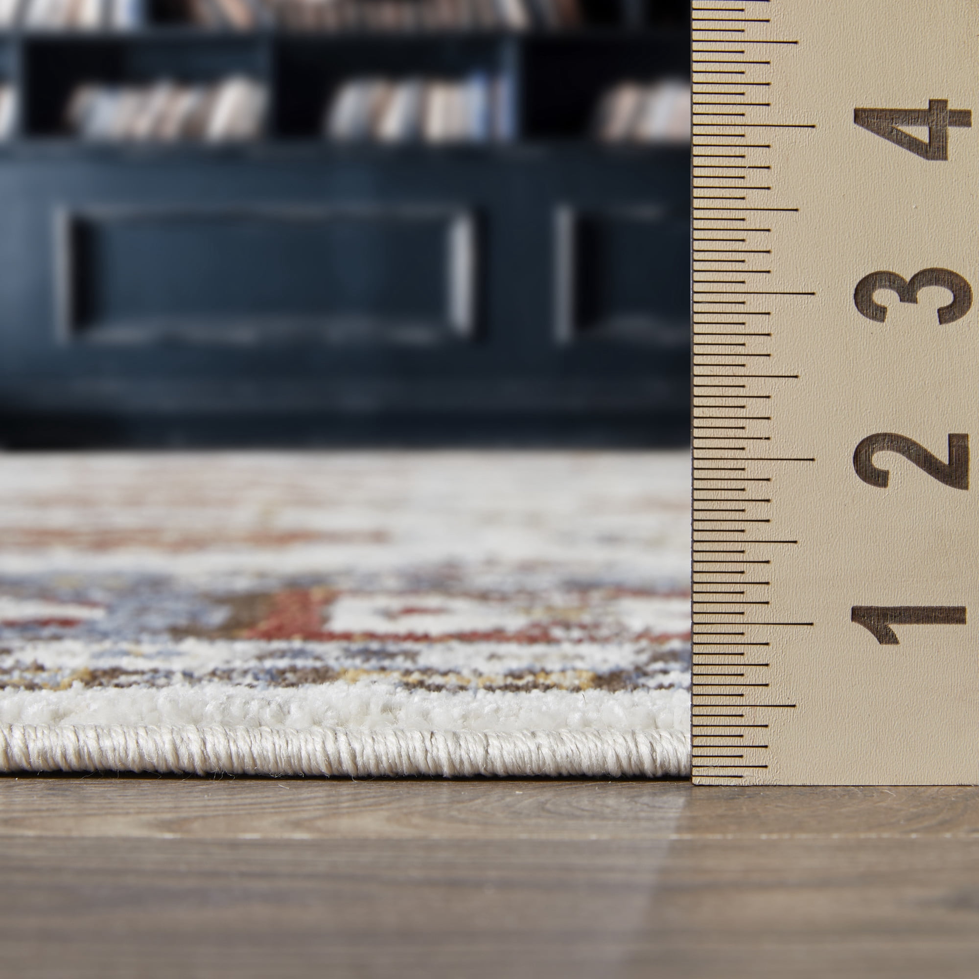 Loomaknoti Alsbrooke Delary 5' x 7' Cream/Beige Oriental Indoor Area Rug