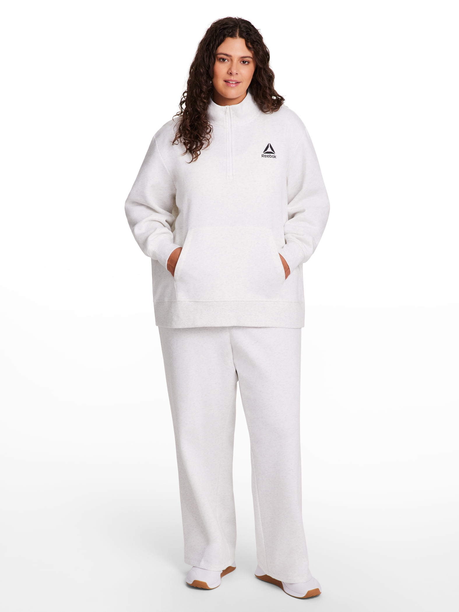 Reebok Women's and Women's Plus Game Day 1/2 Zip Up Sweatshirt, Sizes XS-4X