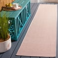 thumbnail image 2 of SAFAVIEH Martha Stewart Hampton Solid Indoor/Outdoor Runner Rug, Beige/Terracotta, 2' x 9', 2 of 9